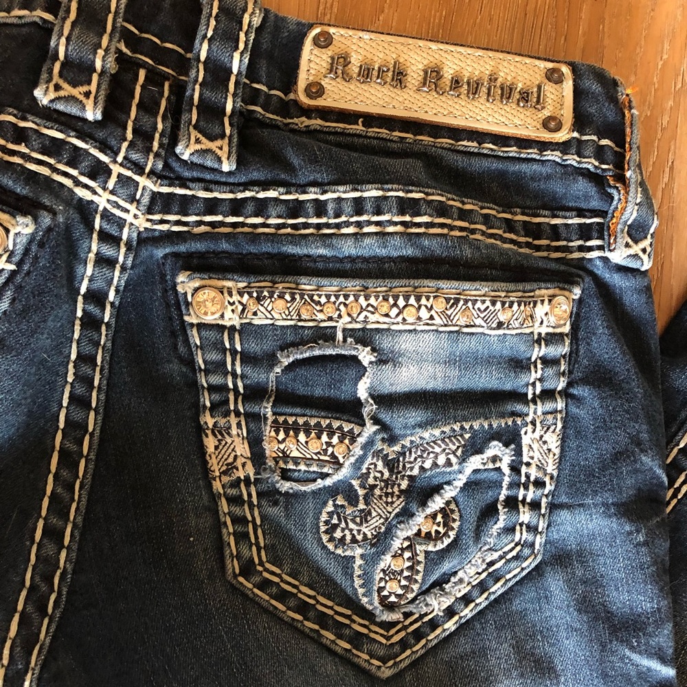 Rock Revival Boot Luiza Jeans Size 25